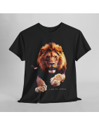 Jesus Lion of Juda T-Shirt Black V 2.0