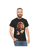 Jesus Lion of Juda T-Shirt Black V 2.0
