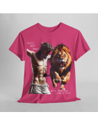 God's Not Dead Easter Roaring Like Lion T-SHIRT Jesus Faith over Fear Juda V 1.0