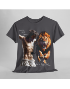 God's Not Dead Easter Roaring Like Lion T-SHIRT Jesus Faith over Fear Juda V 1.0