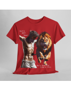 God's Not Dead Easter Roaring Like Lion T-SHIRT Jesus Faith over Fear Juda V 1.0