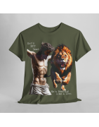 God's Not Dead Easter Roaring Like Lion T-SHIRT Jesus Faith over Fear Juda V 1.0