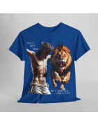 God's Not Dead Easter Roaring Like Lion T-SHIRT Jesus Faith over Fear Juda V 1.0