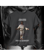 Jesus Is Rizzin' T-Shirt Easter 2025 Black White Purple Pink Rizzen' Rizzen