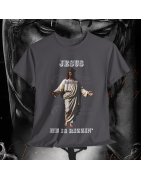 Jesus Is Rizzin' T-Shirt Easter 2025 Black White Purple Pink Rizzen' Rizzen