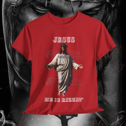 Jesus Is Rizzin' T-Shirt Easter 2025 Black White Purple Pink Rizzen' Rizzen