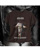 Jesus Is Rizzin' T-Shirt Easter 2025 Black White Purple Pink Rizzen' Rizzen