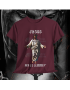Jesus Is Rizzin' T-Shirt Easter 2025 Black White Purple Pink Rizzen' Rizzen