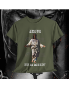 Jesus Is Rizzin' T-Shirt Easter 2025 Black White Purple Pink Rizzen' Rizzen