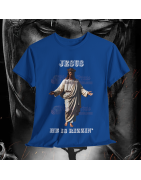 Jesus Is Rizzin' T-Shirt Easter 2025 Black White Purple Pink Rizzen' Rizzen