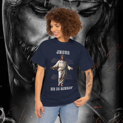 Jesus Is Rizzin' T-Shirt Easter 2025 Black White Purple Pink Rizzen' Rizzen