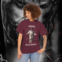 Jesus Is Rizzin' T-Shirt Easter 2025 Black White Purple Pink Rizzen' Rizzen