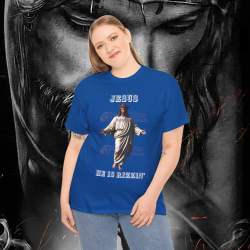 Jesus Is Rizzin' T-Shirt Easter 2025 Black White Purple Pink Rizzen' Rizzen