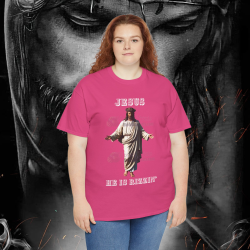 Jesus Is Rizzin' T-Shirt Easter 2025 Black White Purple Pink Rizzen' Rizzen
