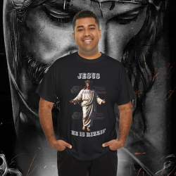 Jesus Is Rizzin' T-Shirt Easter 2025 Black White Purple Pink Rizzen' Rizzen