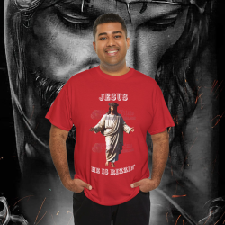 Jesus Is Rizzin' T-Shirt Easter 2025 Black White Purple Pink Rizzen' Rizzen