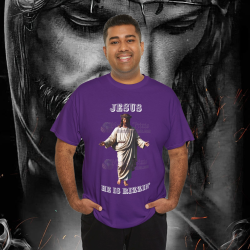 Jesus Is Rizzin' T-Shirt Easter 2025 Black White Purple Pink Rizzen' Rizzen