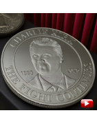 Charlie Kirk The Fight Continues Turning Point TPUSA Silver Plated Coin