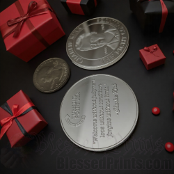 Charlie Kirk The Fight Continues Turning Point TPUSA Silver Plated Coin