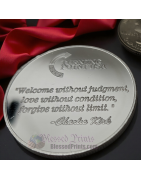 Charlie Kirk The Fight Continues Turning Point TPUSA Silver Plated Coin