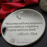 Charlie Kirk The Fight Continues Turning Point TPUSA Silver Plated Coin
