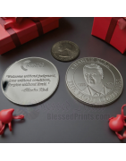 Charlie Kirk The Fight Continues Turning Point TPUSA Silver Plated Coin