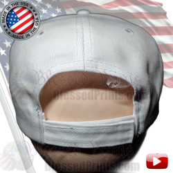 Charlie Kirk 47 White Hat Cap Gold Shiny Letters MAGA Turning Point MAGA Make America Great Again Hat Cap