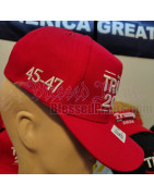 Trump 2028 Hat Cap RED 45 - 47 Made In USA Flag Trump 2028 Hat Cap MAGA USA 2028