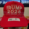 Trump 2028 Hat Cap RED 45 - 47 Made In USA Flag Trump 2028 Hat Cap MAGA USA 2028