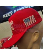 Trump 2028 Hat Cap RED 45 - 47 Made In USA Flag Trump 2028 Hat Cap MAGA USA 2028