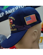 USA 250th Anniversary Made In USA  Cap Hat Veteran Eagle Navy Blue