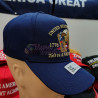 USA 250th Anniversary Made In USA  Cap Hat Veteran Eagle Navy Blue