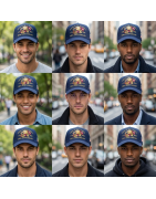 USA 250th Anniversary Made In USA  Cap Hat Veteran Eagle Navy Blue