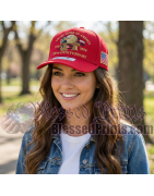 USA 250th Anniversary Made In USA  Cap Hat Veteran Eagle Red