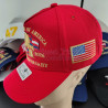 USA 250th Anniversary Made In USA  Cap Hat Veteran Eagle Red