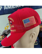 USA 250th Anniversary Made In USA  Cap Hat Veteran Eagle Red