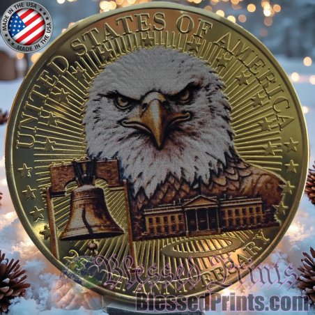 USA 250th Anniversary Made In USA  Gold Coin V1.0