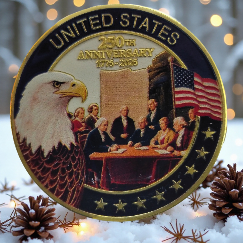 USA 250th Anniversary Made In USA  Gold Coin V2.0