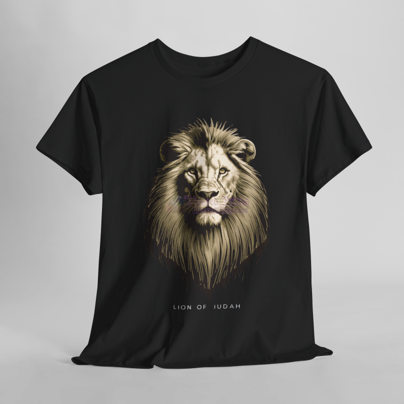 Jesus Lion of Juda T-Shirt Black V 1.0 Jesus Lion of Juda T-Shirt Black V 1.0