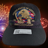 USA 250th Anniversary Made In USA  Cap Hat Veteran Eagle Black