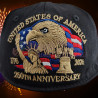 USA 250th Anniversary Made In USA  Cap Hat Veteran Eagle Black