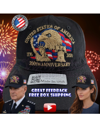 USA 250th Anniversary Made In USA  Cap Hat Veteran Eagle Black
