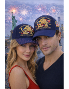 USA 250th Anniversary Made In USA  Cap Hat Veteran Eagle Navy Blue