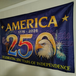 USA 250th Anniversary Made In USA  Cap Hat Veteran Eagle Black