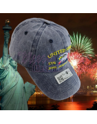 USA 250th Anniversary Made In USA  Cap Hat Veteran Eagle Black