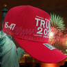 Trump 2028 Hat Cap RED 45 - 47 Made In USA Flag Trump 2028 Hat Cap MAGA USA 2028