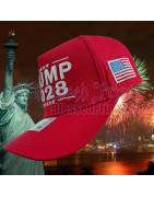 Trump 2028 Hat Cap RED 45 - 47 Made In USA Flag Trump 2028 Hat Cap MAGA USA 2028