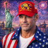 USA 250th Anniversary Made In USA  Cap Hat Veteran Eagle Red