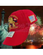 USA 250th Anniversary Made In USA  Cap Hat Veteran Eagle Red