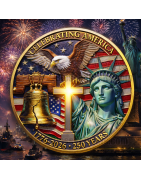 USA 250th Anniversary Made In USA  Gold Coin V3.0